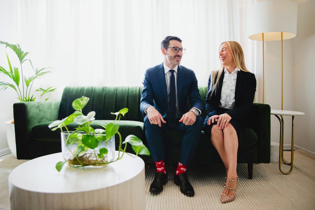 Jason and Courtney Launchbury from Launchbury Law Brisbane